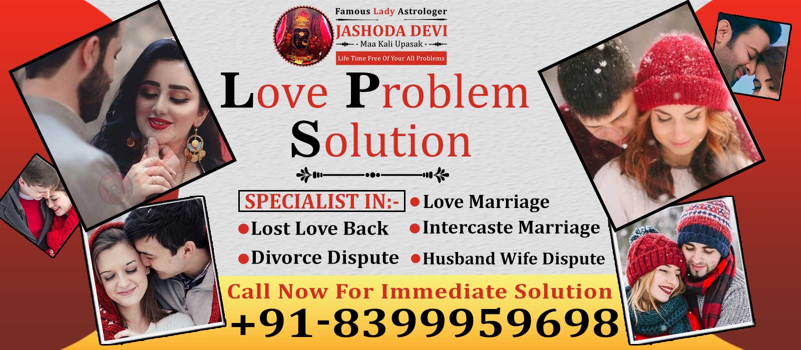 World Famous Lady Astrologer Jashoda Devi +91-8399959698